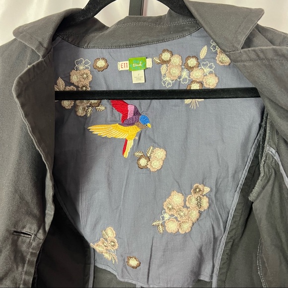 Anthropologie Ett:Twa Gray Utility Jacket, size 8 - Picture 6 of 6